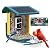 2K Smart Bird Feeder with Camera for Outdoor, Solar Powered, AI Identify 10,000+ Birds, 1.8L, IP65 Waterproof, Squirrel Proof, Live View Alerts, Various DIY Addons, Ideal Gift for Bird Watching