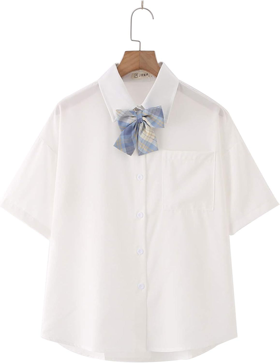 SansoiSan Woman Japanese Girls Fashion JK Uniform Short Sleeve T-Shirt High School Summer Suit: Clothing, Shoes & Jewelry