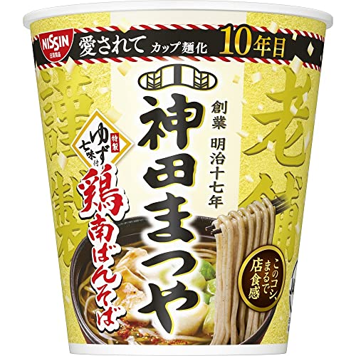 日清食品 神田まつや 鶏南ばんそば 92g×12個