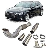 1.8 tfsi downpipe leistung kompatibel mit Audi A3 1.8 TFSI Typ 8V (Bj. 2012-2018) 1.8 TFSI 1798ccm 132kw/180PS