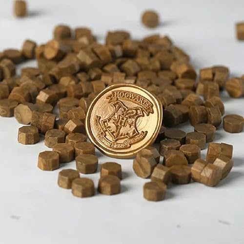 Oricalchasm D8 100 Pcs Wax Print Beads Wax Seal For Stamps Retro Sealing Wax Stamps For Wedding Birthday Wax Lacquer For Seals Wax For Sealing(D8)