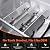 QuliMetal 15.3" Flavorizer Bars for Weber Spirit E210, E220, S210, S215, Spirit 200 & GS4 Spirit II E210, Spirit II E220 Gas Grills with Front Control, Stainless Flavorizer Bars for Weber 7635 67045