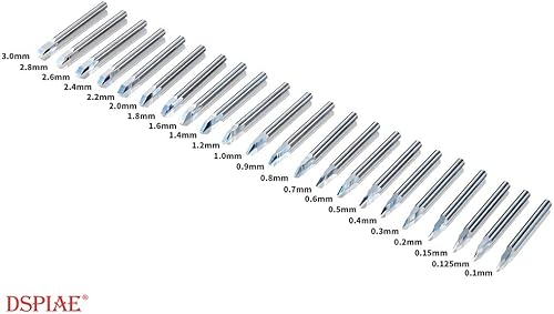 Miniatura 3 de DSPIAE PB-03 - Brocha para panel de acero de tungsteno, 3 cinceles de 0.012 in