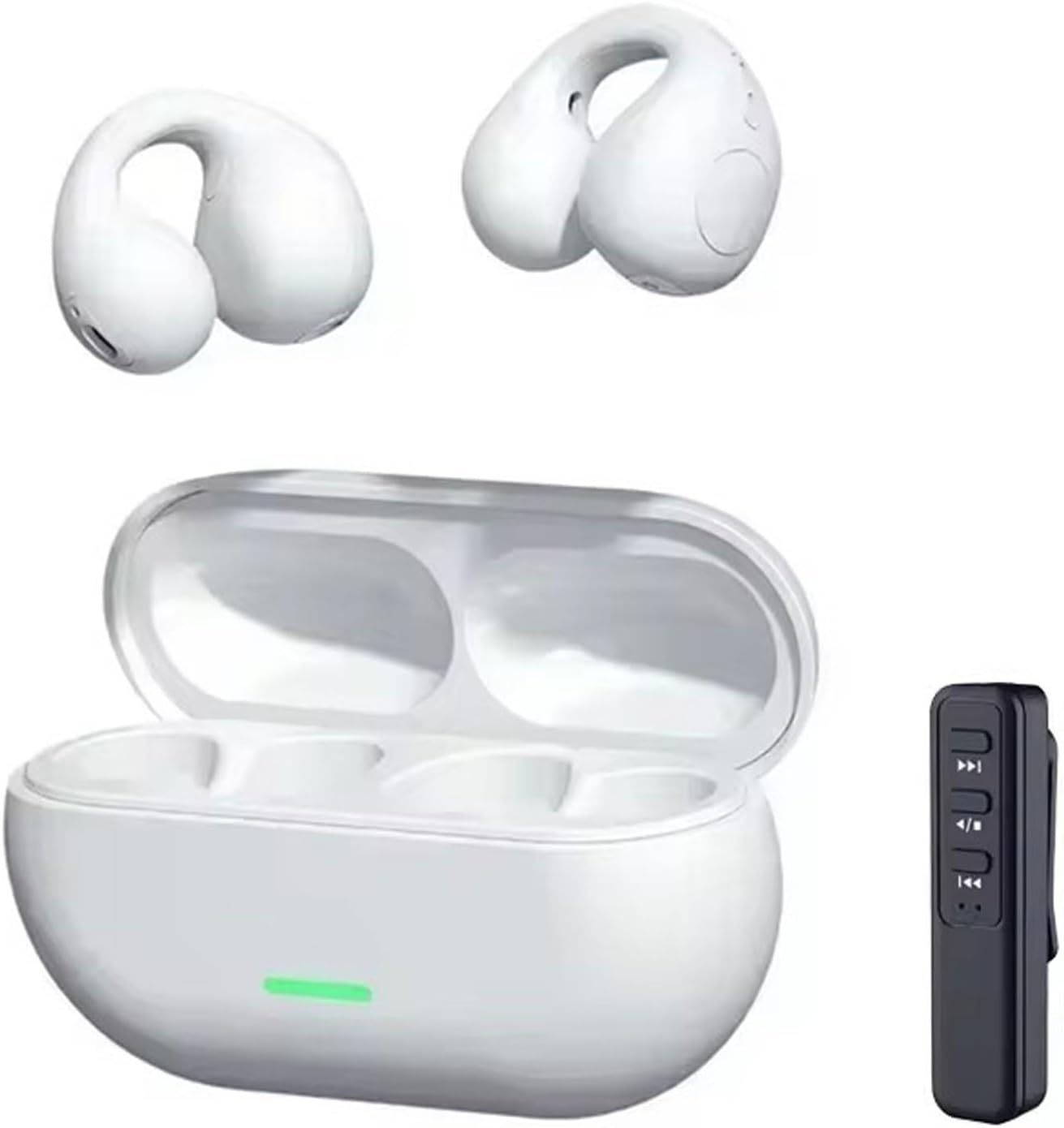骨伝導 イヤホンしゅうおんき 集音器 充電式 イヤホン型しゅうおんき 両耳/片耳対応 骨伝導ヘッドホン 耳掛け式集音器 小型 軽量