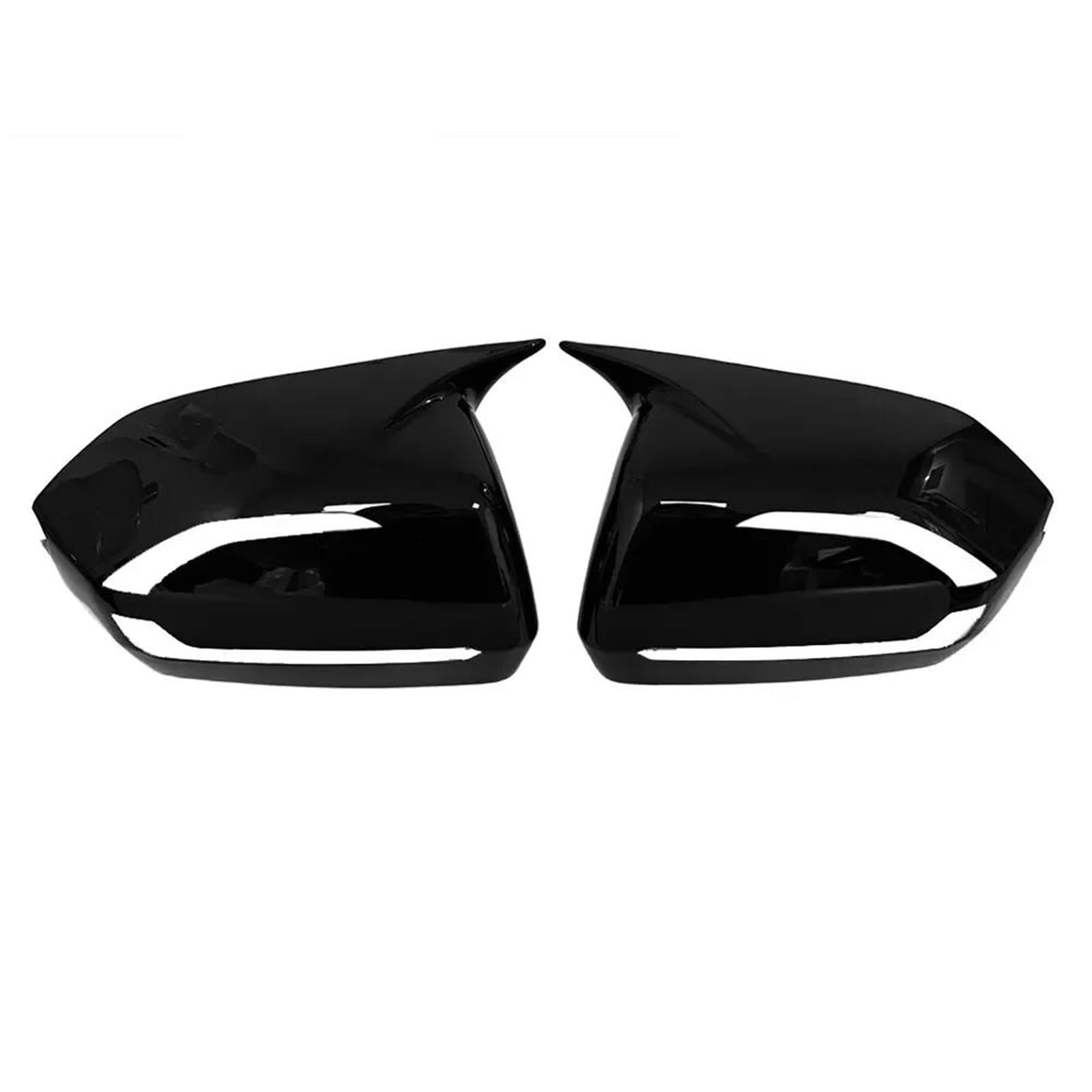 Slimes Gloss Black Car Sticker Rearview Side Mirror Cover Wing Cap Exterior Door Case Trim Carbon For Hyundai For Palisade 2019-2025(Gloss Black)