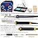 FIRElood LH55-3-3 Wood Burner kit Wood Burning Tool Pen 200~750℃, Wood Burning kit with Digital Thermometer Temperature Adjustable Temperature 3 pyrographic Wood Burning pens 37 Wood Burning Pen Tips