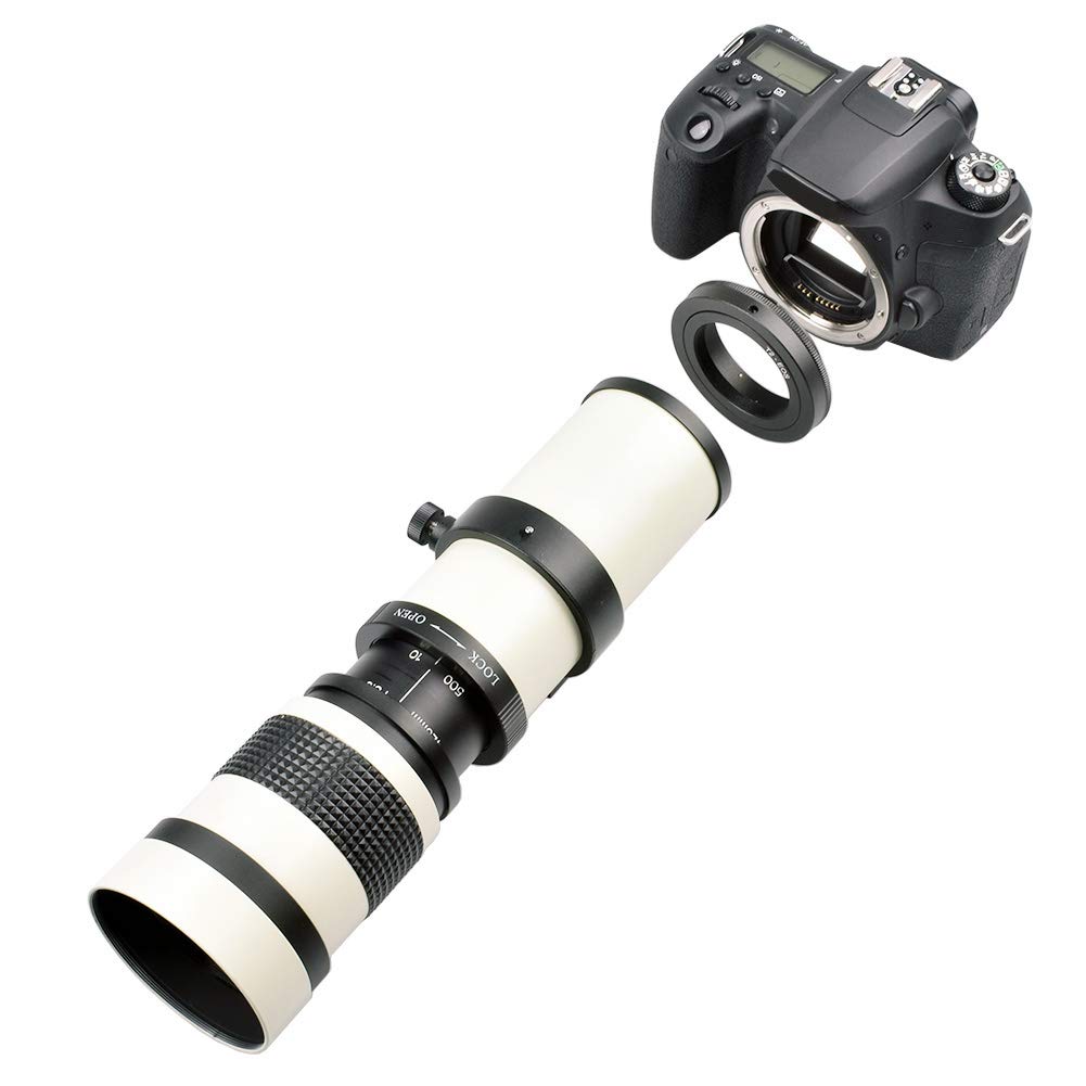 VARI Canon EF-Mマウント用420-800mm超望遠レンズ新品(白 - レンズ(ズーム)