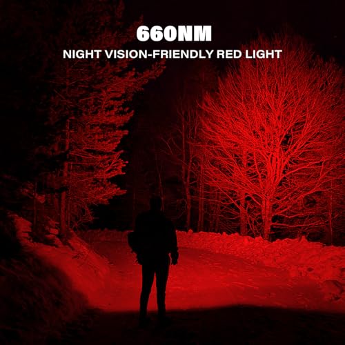 Image of sofirn LED Headlamp Rechargeable, H35R Super Bright Lightweight Head Light with 660nm Deep Red Light, 1500 Lumens White Light, IPX6 Waterproof Head Flashlight for Running Hiking Camping