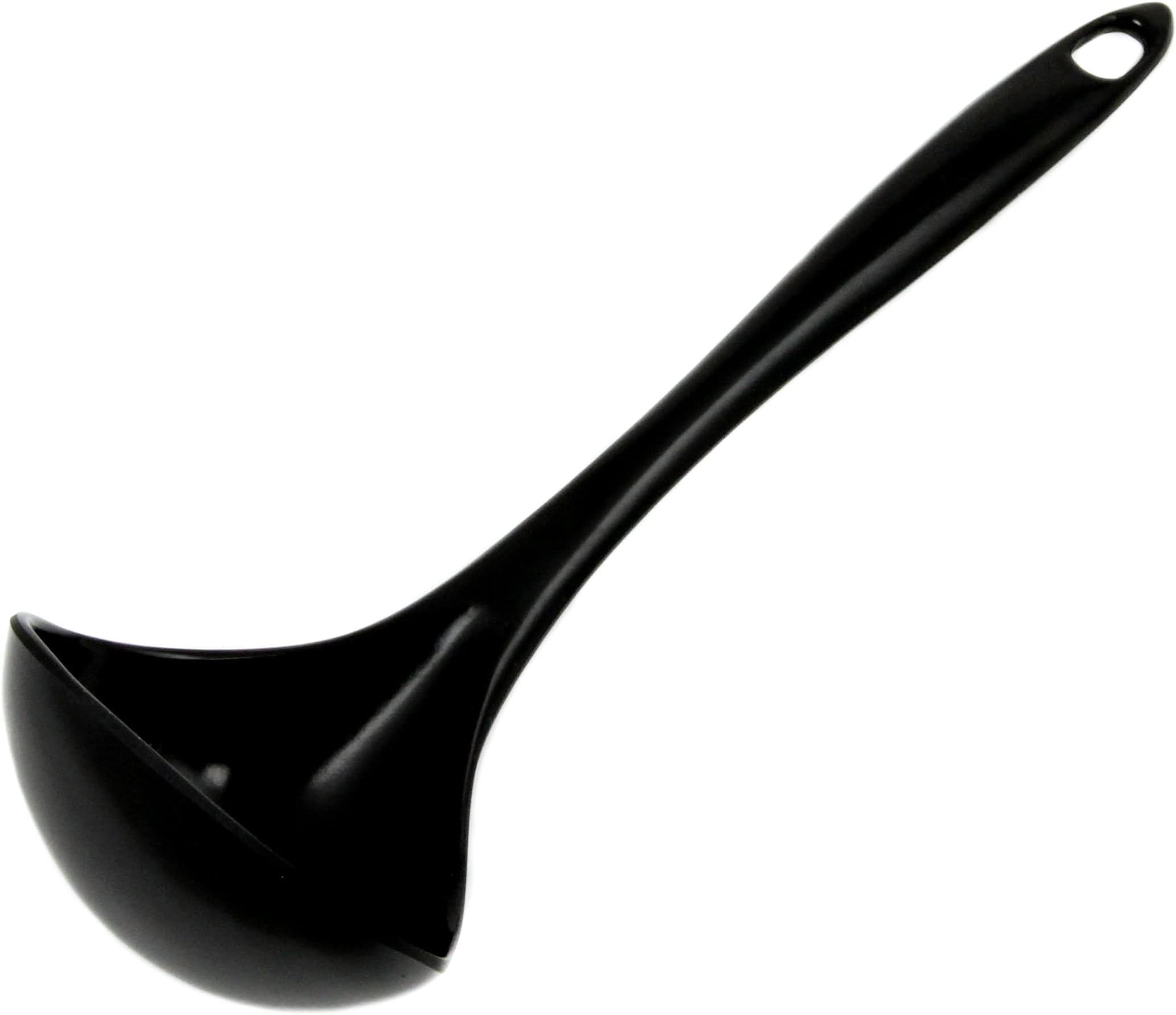 Chef CraftBasic Melamine Cooking Ladle, 10.5 Inch, Black