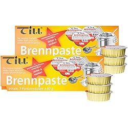 TILL Safety Fuel Paste Set's à 80 g (2x juego de 3 80g (6 piezas))