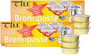TILL Bezpieczna pasta do wypalania 2 x 3-częściowy zestaw po 80 g (6 sztuk)
