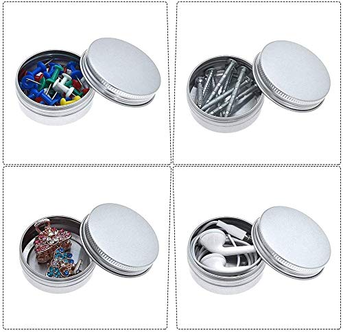 30 Vasetti Alluminio 20ml Per Cosmetici - Set Con Spatoline E Etichette Per Creme Fai Da Te - Foto 3