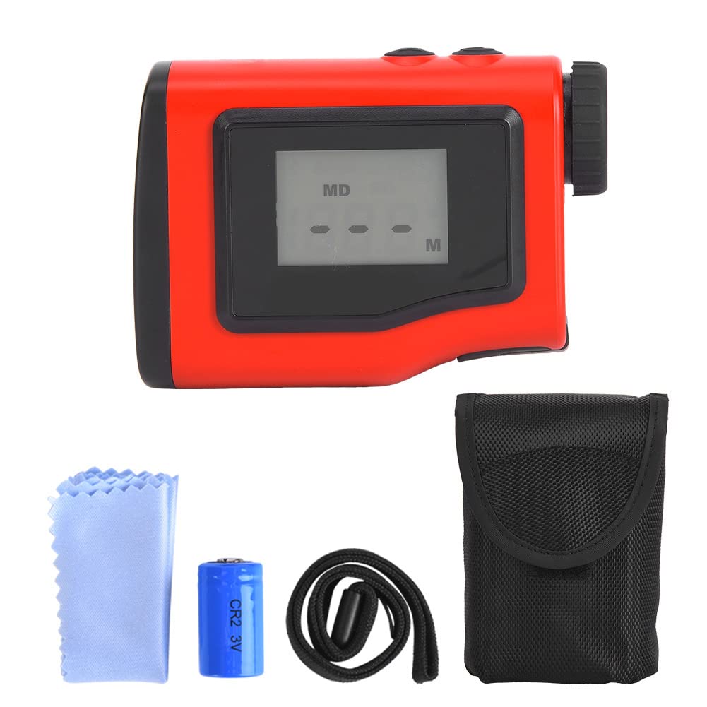 Dalmierz golfowy, przenośny ekran LED HD Dalmierz laserowy golfowy Powiększenie 6x 5-600 metrów Zakres pomiarowy(Pink)