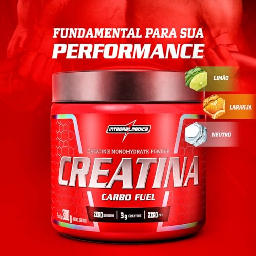 Integralmédica - Creatina Carbo Fuel - 300g - Limão