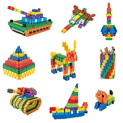 Image of Building Block Toy || Creative Educational Toys || Colorful Plastic Building and Construction Toys (Include 100 Cap) (504)