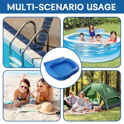 Spa de pies inflable PVC con bomba manual portátil miniatura 6