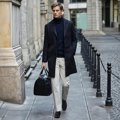 Jousen Mens Boots Retro Chelsea Boots Mens Casual Slip On Boots for Men2