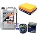 Produktbild QR-PARTS 69397083 Filter Set Inspektionspaket 5 Liter Motoröl Top Tec 4200 5W-30 SCT Germany Luftfilter Ölfilter