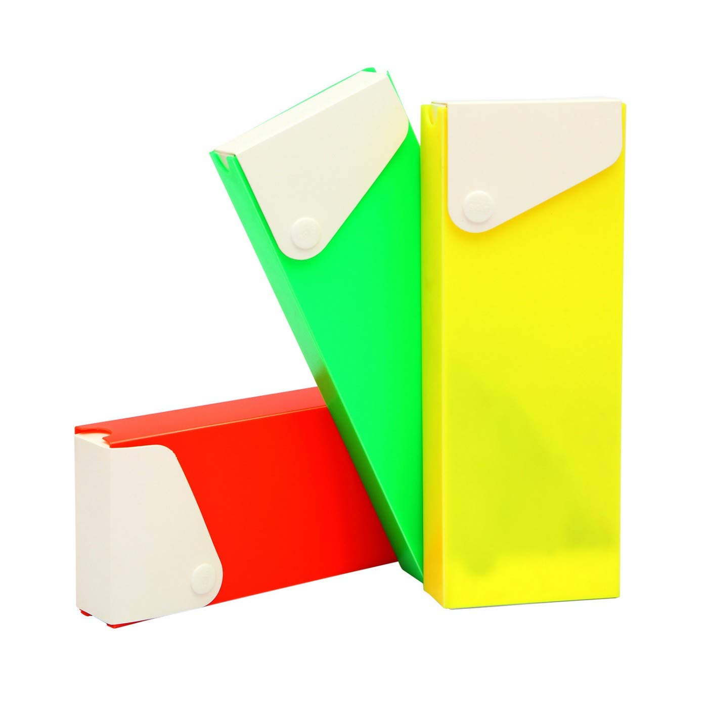 Solo PB103 Plastic Pencil Box (Pack of 3)