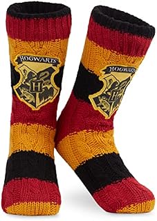 Harry Potter Slipper Socks, Women Knitted Fluffy Socks, Xmas Stocking Fillers