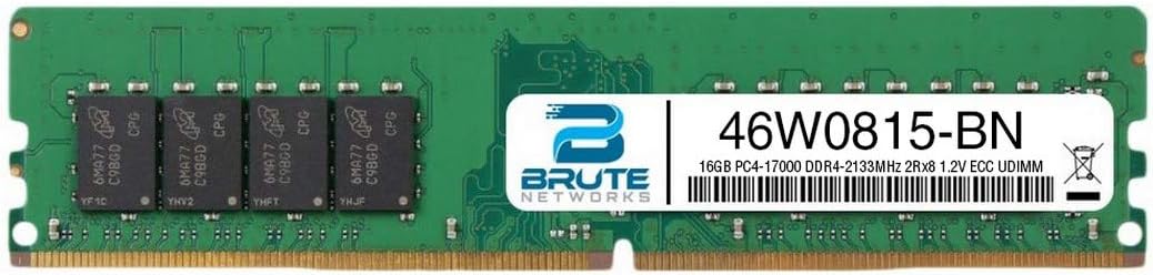 46W0815-BN - 16GB DDR4-2133MHz 2Rx8 DIMM (Compatible with OEM PN# 46W0815)