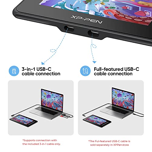 Xp-Pen Xppen 10 Inch Drawing Tablet Artist 10 2Nd,Computer Graphics Tablet With X3 Stylus,Digital Drawing Pad With 8192 Levels Pressure Sensitive & 6 Shortcut Keys,Designed For Pc,Laptop,Android thumb #3