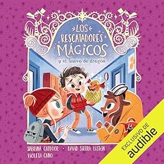 Diseño de la portada del título Los Rescatadores M&aacute;gicos y el huevo de drag&oacute;n