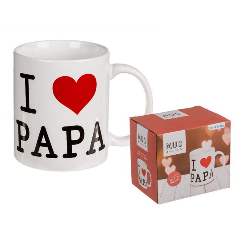 Taza I Love Papa Romantic Items, Blue, ca. 12 x 10.2 cm - Image 2