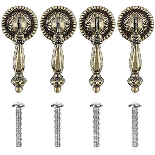 Cosmos 4 Pieces Antique Style Bronze Metal Drawer Tear Drop Cabinet Decorative Pull Handle Knob Cosmos 4 Pieces Antique Style Bronze Metal Drawer Tear Drop Cabinet Decorative Pull Handle Knob