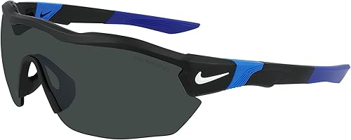 Nike Show X3 Elite - Gafas de sol rectangulares, color negro, 61/15/130, Negro -