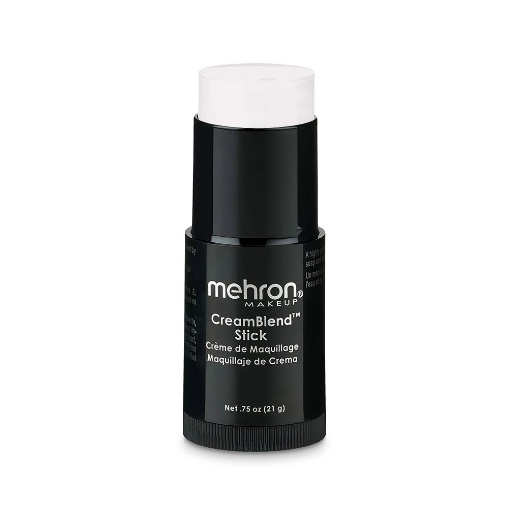 Mehron Makeup CreamBlend Stick - Body Paint (.75oz) (White) : Foundation Makeup : Beauty & Personal Care