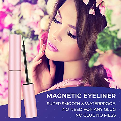 image for VELAMO Magnetic Eyeliner and Lashes Kit, Magnetic Eyeliner and Multi S