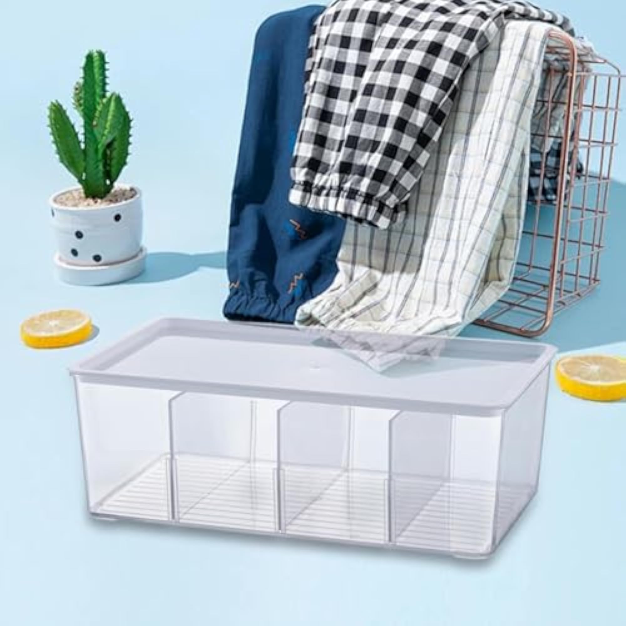 Dustproof Cosmetic Organizer Case for Sundries Storage