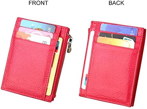 Uomo Donna Qualità Premium Vera Pelle Morbida Porta Carte Di - Foto 10