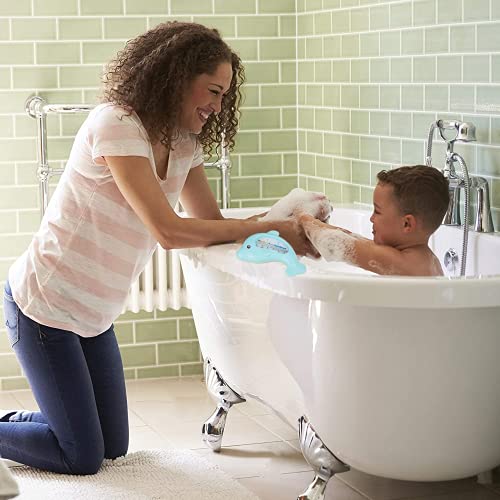 Miniatura 5 de Termómetro de agua para bebés, Inf que baña termómetros animales lindos healthyty Cuidado del baño (delfín azul)