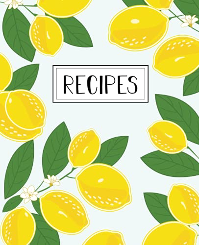 Blank Recipe Book To Write In Your Own Recipes: Blank Cookbook, Cook Books To Write In, Recipe Notebook, Recipe Journal, Family Recipe Book, Recipe Organizer, Empty Recipe Book, Diy Recipe Book