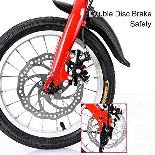 Mini Faltrad Rennrad Erwachsene Männlich Studentin Fahrrad City Bike Leichtes Fahrrad Herren (Größe: 14 Zoll / 16 Zoll / 20 Zoll) – Bild 6