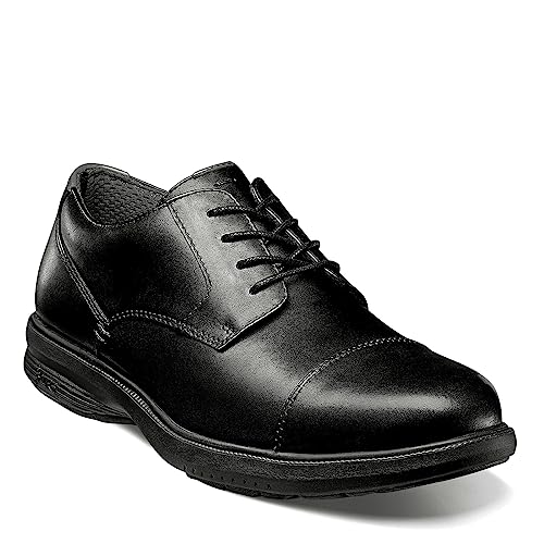Nunn Bush Men's Melvin Street Cap Toe Oxford with Kore Slip Resistant Walking Comfort Technology2