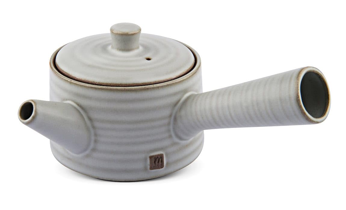 MAOCI Kyusu Teekanne grau 500ml - Einhandkanne/Seitengriff-Teekanne