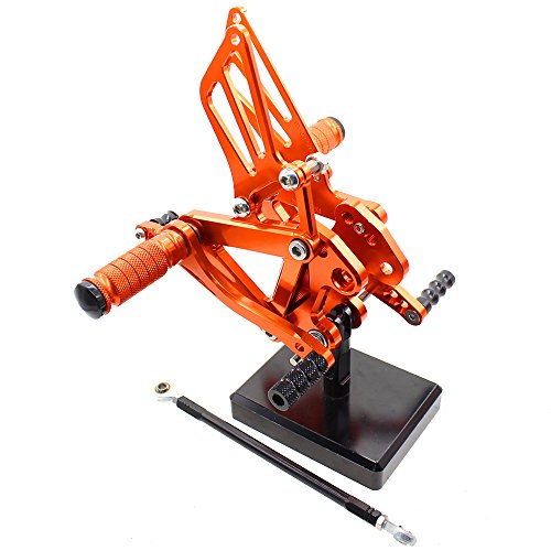 Rearsets Moto CNC pour Ninja ZX-6R et ZX-7R, commandes reculées réglables en alu haute précision