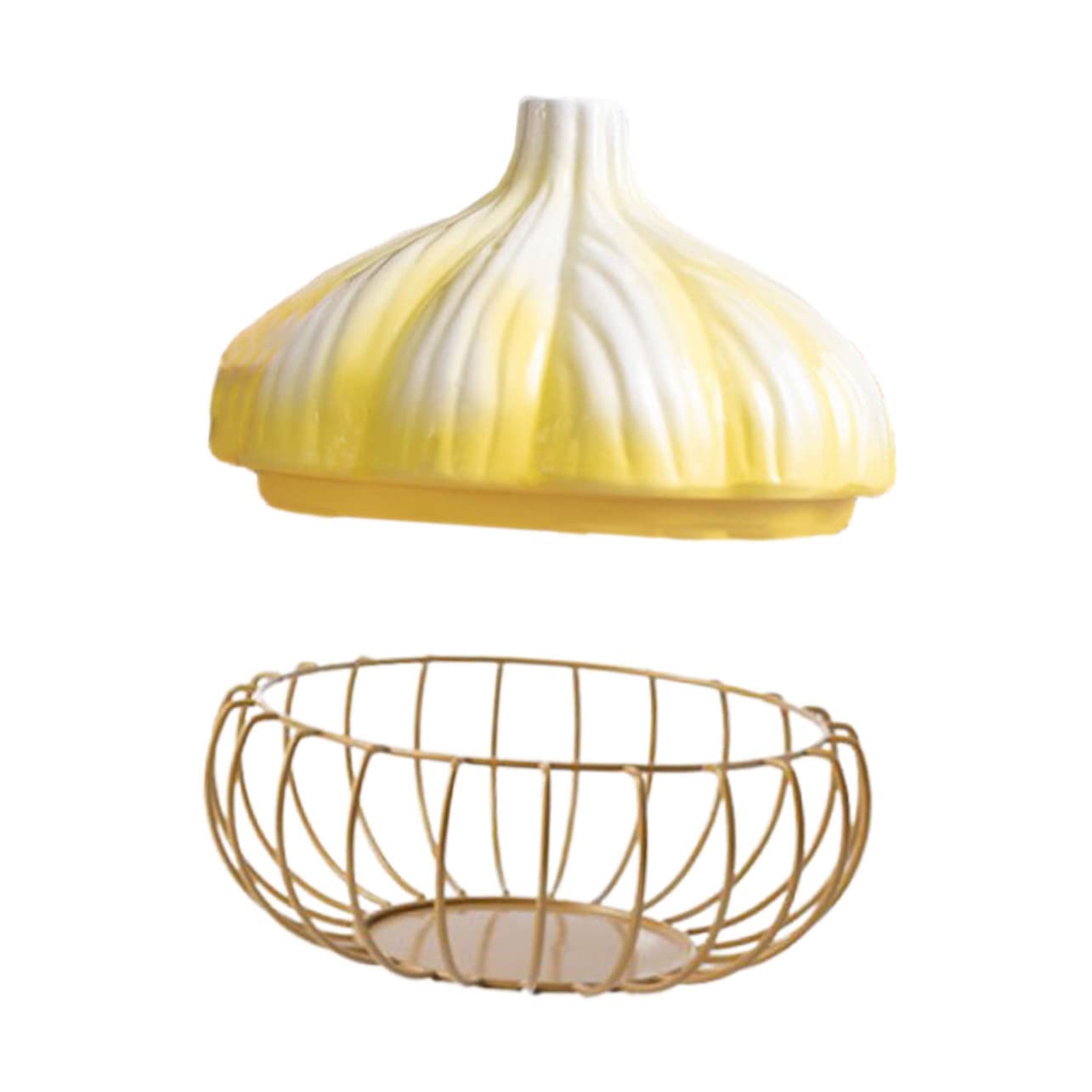 Ciieeo Convenient Egg Basket Home Accessory Garlic Keeper Garlic Storage Tank