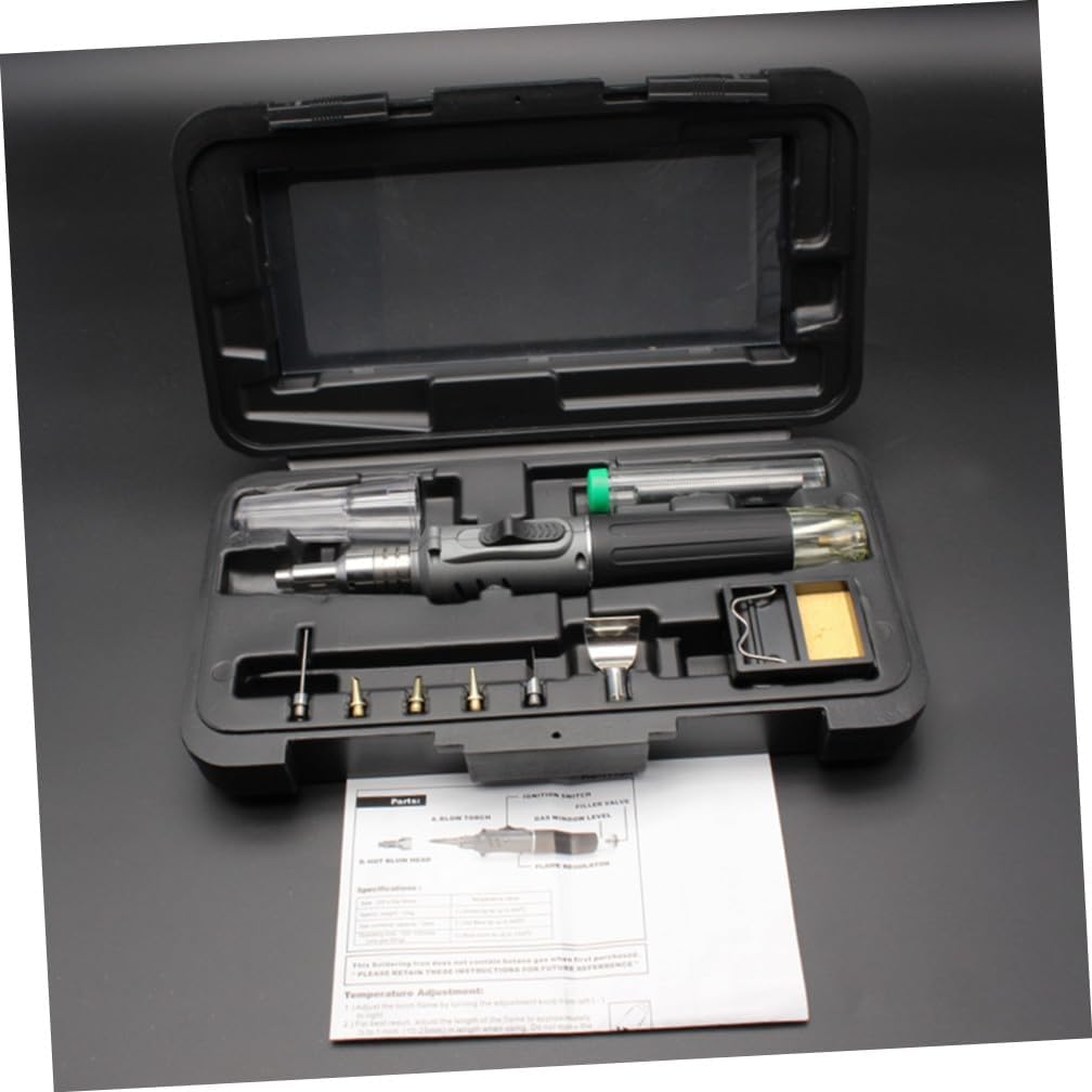 Self-igniting Cordless Propane Torch Gas Soldering Kit 1300℃ Flame 400℃ Tip No Cord for Jewelry Repair