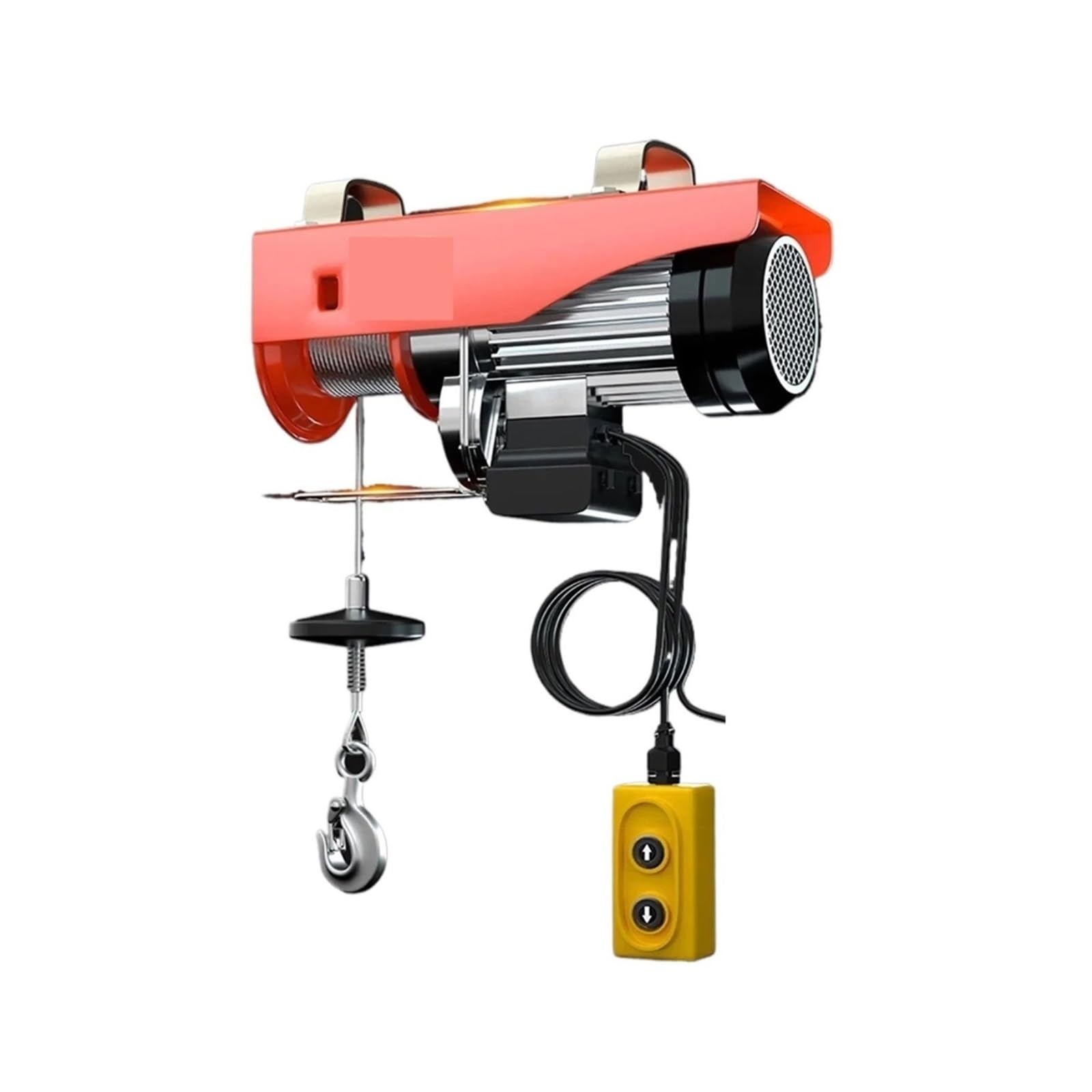 Electric Hoist Crane Winch Steel Lift Household Small Lifting 100-400kg for Lifting Towing(PA600)
