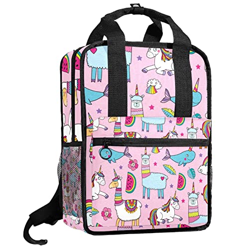 Sac à dos pour garçons à motif fleurs de cerisier avec bretelles réglables