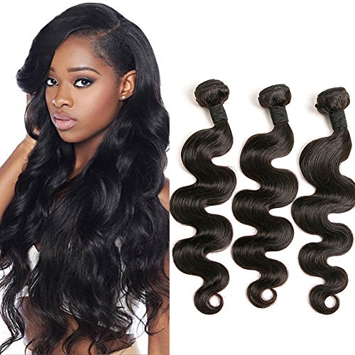 Daimer Tissage peruvien Ondulé en lot 3 Body Wave en lot Cheveux Humains Péruvien en lot pas cher Naturel 14 16 18