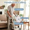 Big Button Phone For Seniors With Speaker, Landline Phones For Home With Caller Id, Corded Phone With SOS Speed Dial, 110db+ Extra Loud Ringer & Visual Alert For Elderly With Hearing Visually Impaired