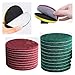 10 Pcs Scouring Pad 4 Inch Polishing Self-Adhesive Disc Industrial Duty Nylon Cleaning Tools(Gray)