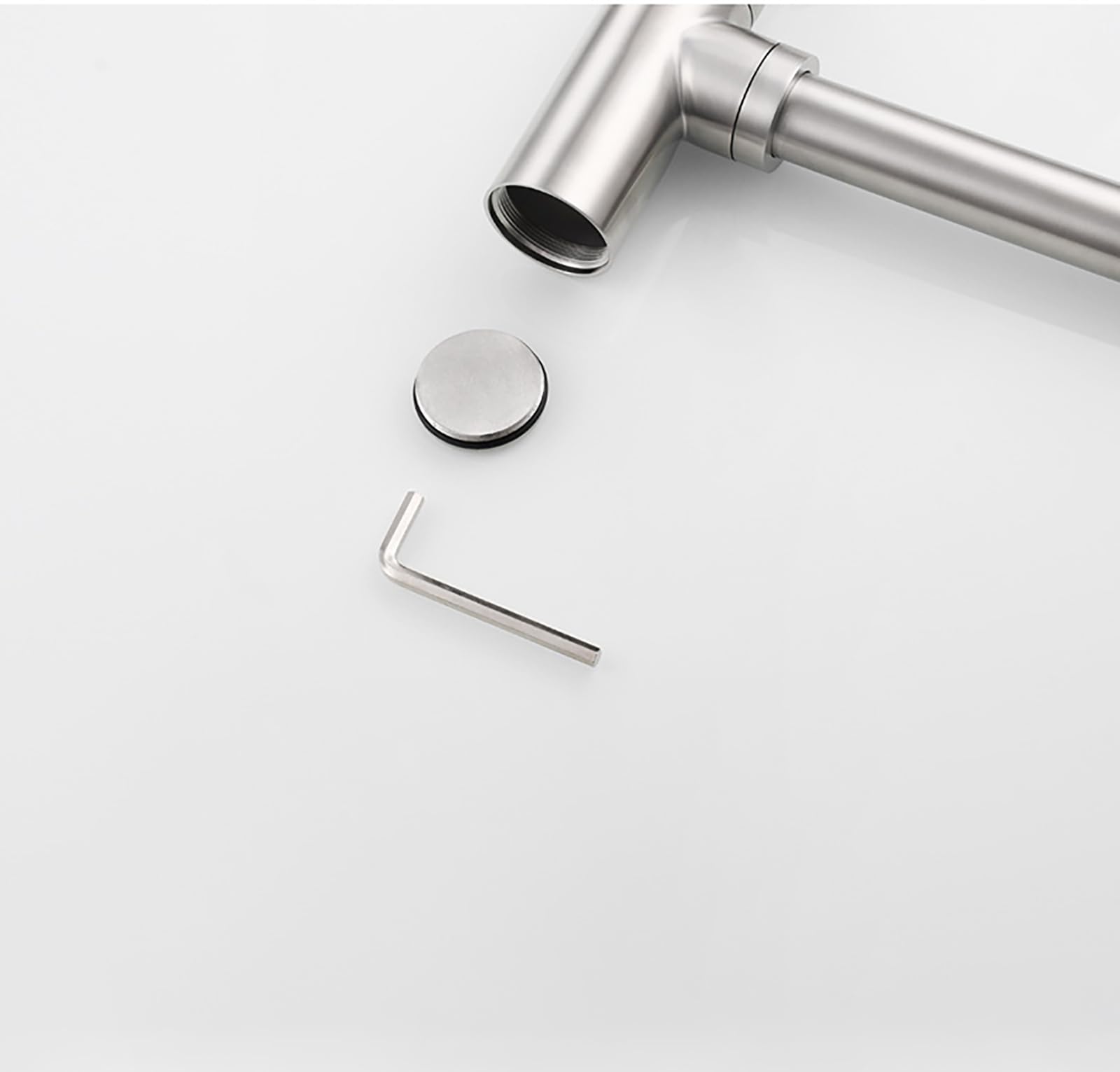 Siphon Waschbecken Mit Pop Up Ablaufventil,Geruchsverschluss,Verstellbares Abflussrohr,Bächlein Siphon Für Die Küchenspüle,Niversal Abflussrohr 1 1/4"