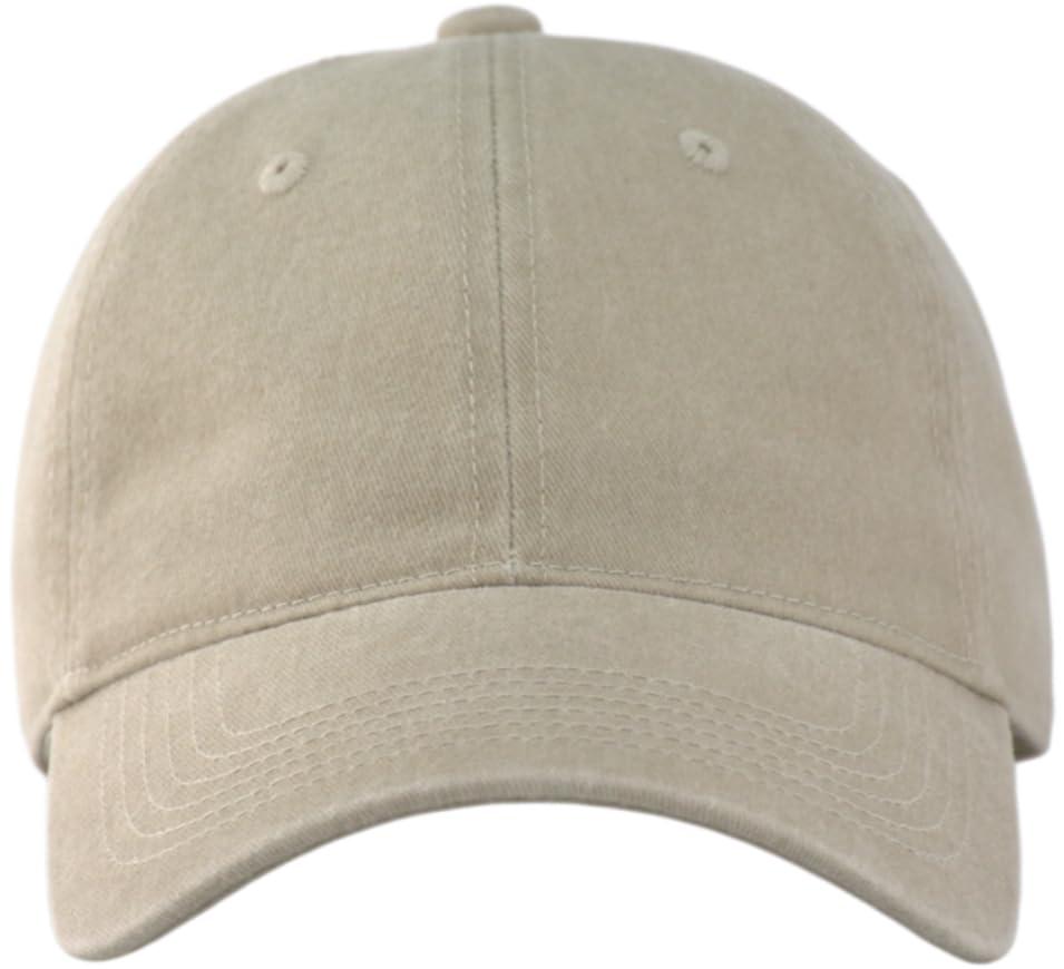 Image of TSSGBL Vintage Cotton Washed Baseball Cap S to XXL Unstructured Low Profile Adjustable Distressed Dad Hat for Men Women
