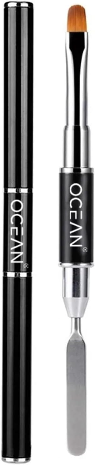 Ocean Çift Taraflı Spatulalı Poly Jel Uygulama Fırçası